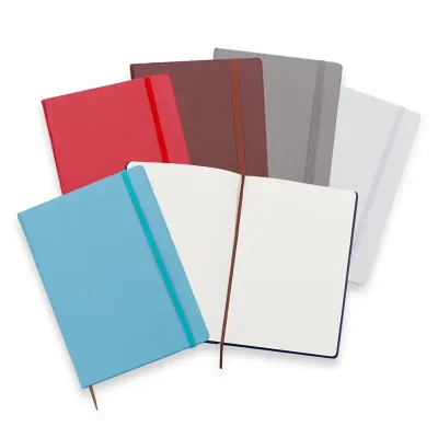 Caderneta de sintético - várias cores