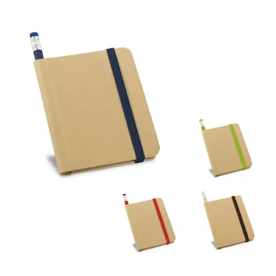 Caderno A7 - opções de cores