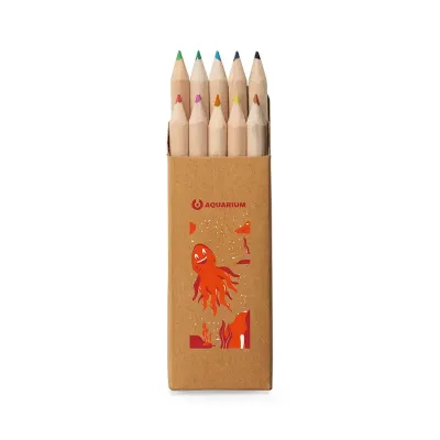 Caixa de lápis de cor personalizada