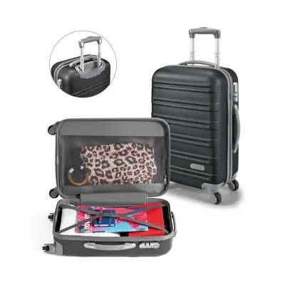 Mala de viagem executivo personalizado é feita em ABS