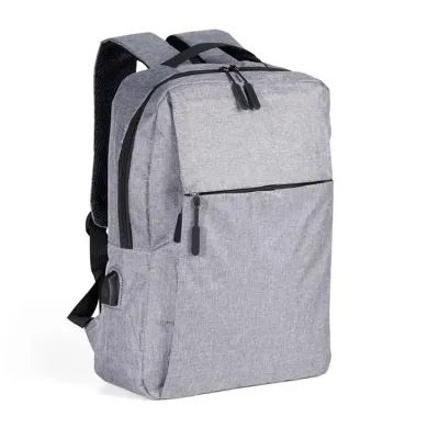Mochila de Nylon USB 21L cinza