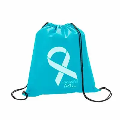 Mochila saco de tnt personalizada