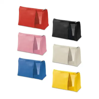 Bolsas de cosméticos em várias cores