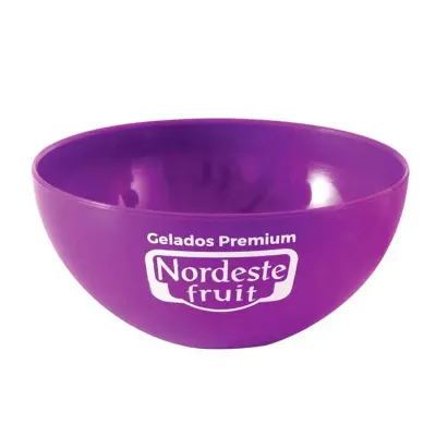 Tigela plastica bowl roxa personalizado