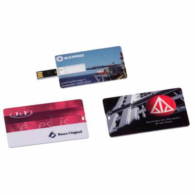 Pen Card plástico com impressão digital