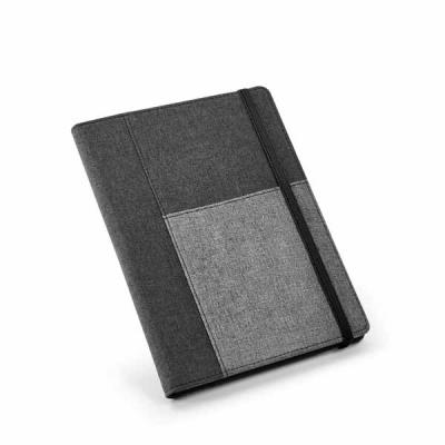 Caderno com capa protetora removível