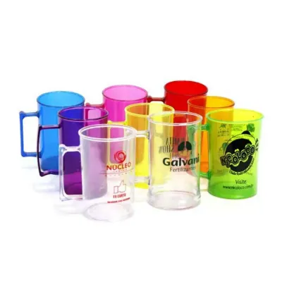 Caneca acrílica personalizada com capacidade de 450ml