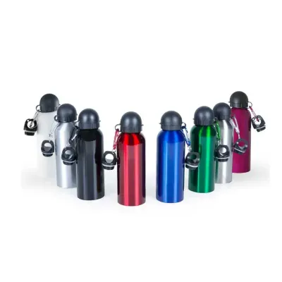 Squeeze De Metal 500 Ml Com Duas Tampas