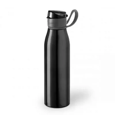 Squeeze em alumínio 650ml na cor preta