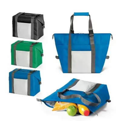 Sacola térmica 2 formas distintas de utilização