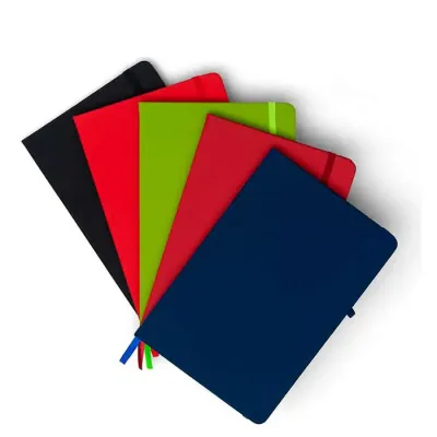 Caderneta emborrachada diversas cores