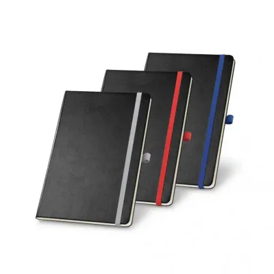 Caderneta Sintético com Pauta (opções de cores)