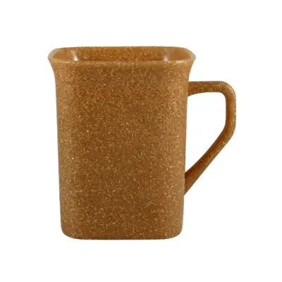 Caneca Quadrada 250ml Green (marrom claro)