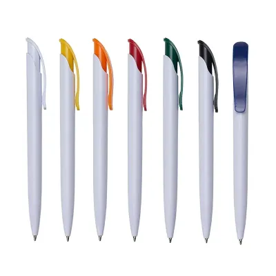 Caneta Esferográfica Plástica: variação de cores