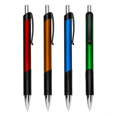 Caneta Plástica: opções de cores