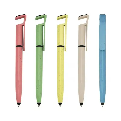 Caneta fibra de bambu touch: opções de cores