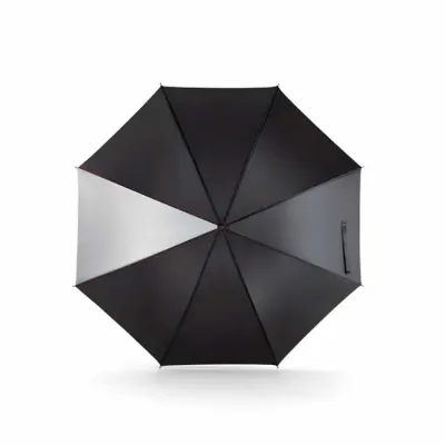 Guarda-chuva preto com cinza