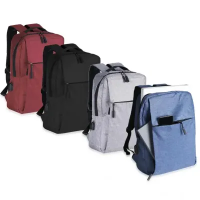 Mochila de Nylon USB 21L (opções de cores)