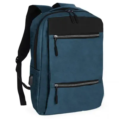 Mochila de Nylon USB 20L Azul