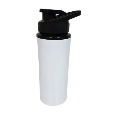 Squeeze de alumínio com tampa preta