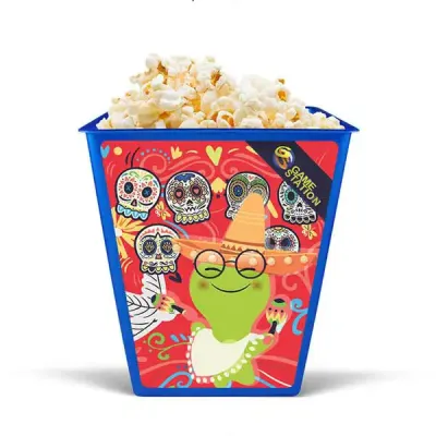 Pipoqueira sustentável, feito através do reaproveitamento de resíduo de casca de coco ou de madei...