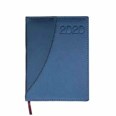 Agenda diária em couro sintético