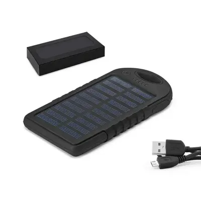 Carregador solar para celular - itens