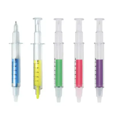 Caneta Seringa Marca Texto personalizada