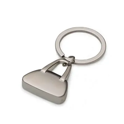 Chaveiro metal formato bolsa