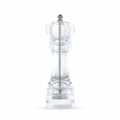 Moedor de pimenta em acrílico com pino de alumínio