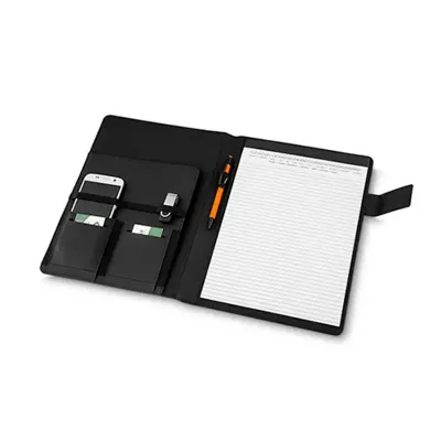 Pasta executiva com suporte para celular