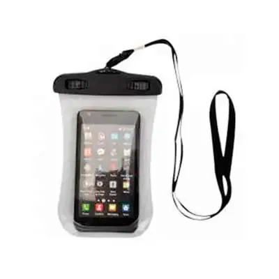 Case impermeável universal para smartphones com cordão de nylon de tamanho regulável, fabricado e...