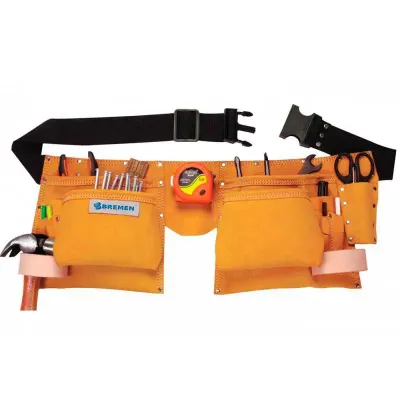 Cinto para ferramentas amarelo