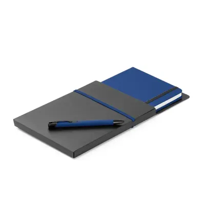 Kit de caderno e esferográfica