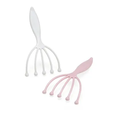 Massageador de 5 Garras (branco e rosa)