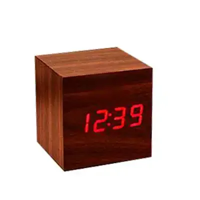 Relógio Cubo Digital de Mesa