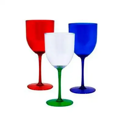 taça de vinho acrílica