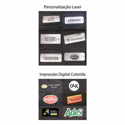 Personalização a laser e impressão digital colorida 