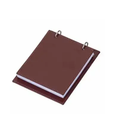 Bloco de Anotação de Mesa Marrom