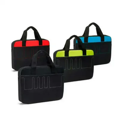 Pasta congresso com detalhes coloridos