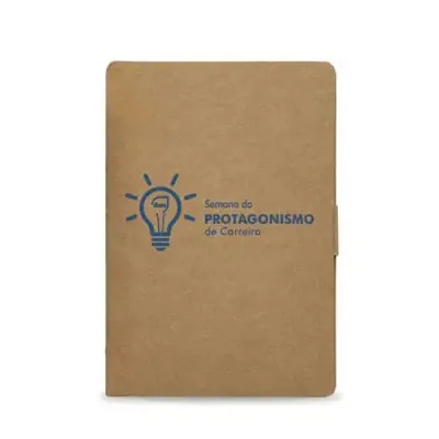 Bloco de Anotações - capa com logo impresso