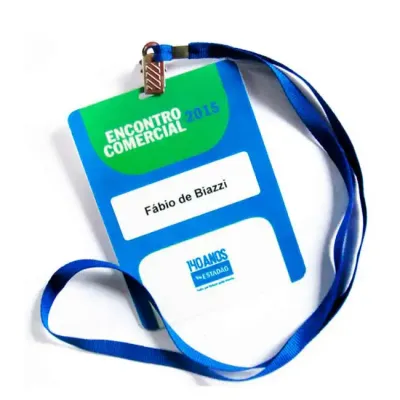 Credencial Personalizada para Feiras e Eventos