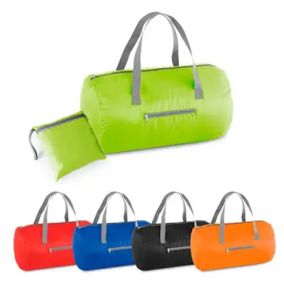 Sacola esportiva dobrável disponível em várias cores