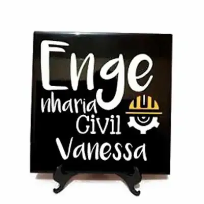 Azulejo personalizado no tamanho 20 x 20cm