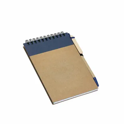 Bloco de anotação Ecológico - azul
