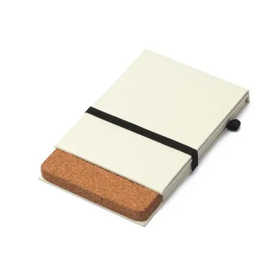 Bloco de anotações ecológico com suporte para caneta