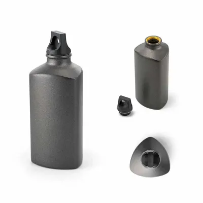 Squeeze Alumínio Triangular com tampa em PP 