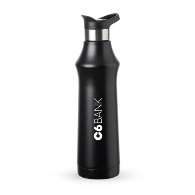 Garrafa Térmica Inox Preta