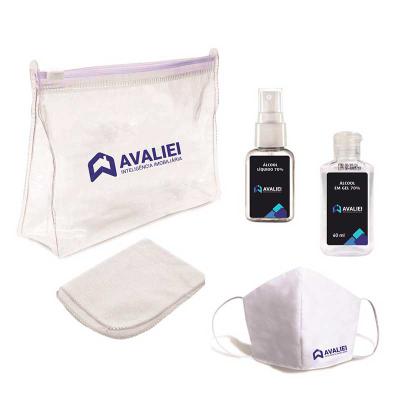 Kit Higiene Pessoal Personalizado para Prevenção da Covid-19