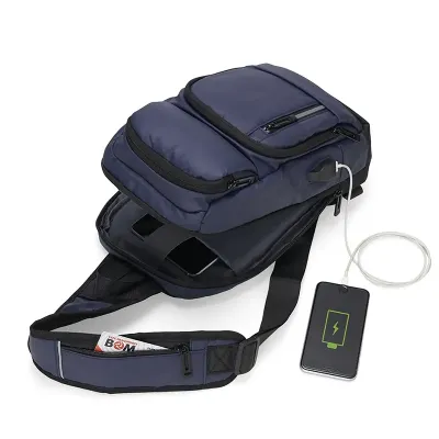 Mochila de Ombro com USB